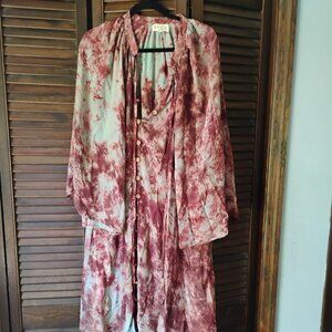 Kantha bae maxi dress/kimono